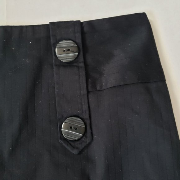 Bedo High Waist Black Classic Pencil Skirt with Slit - Picture 3 of 9